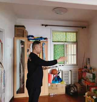 西安三棉社区给客户看住宅风水，旧房改造装修