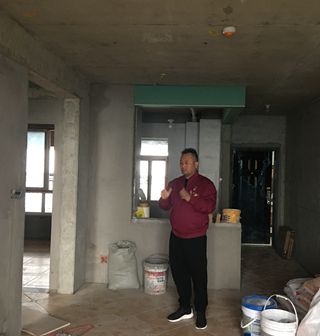 恒大御龙湾  西安风水大师严峻老师给客户勘测住宅风水